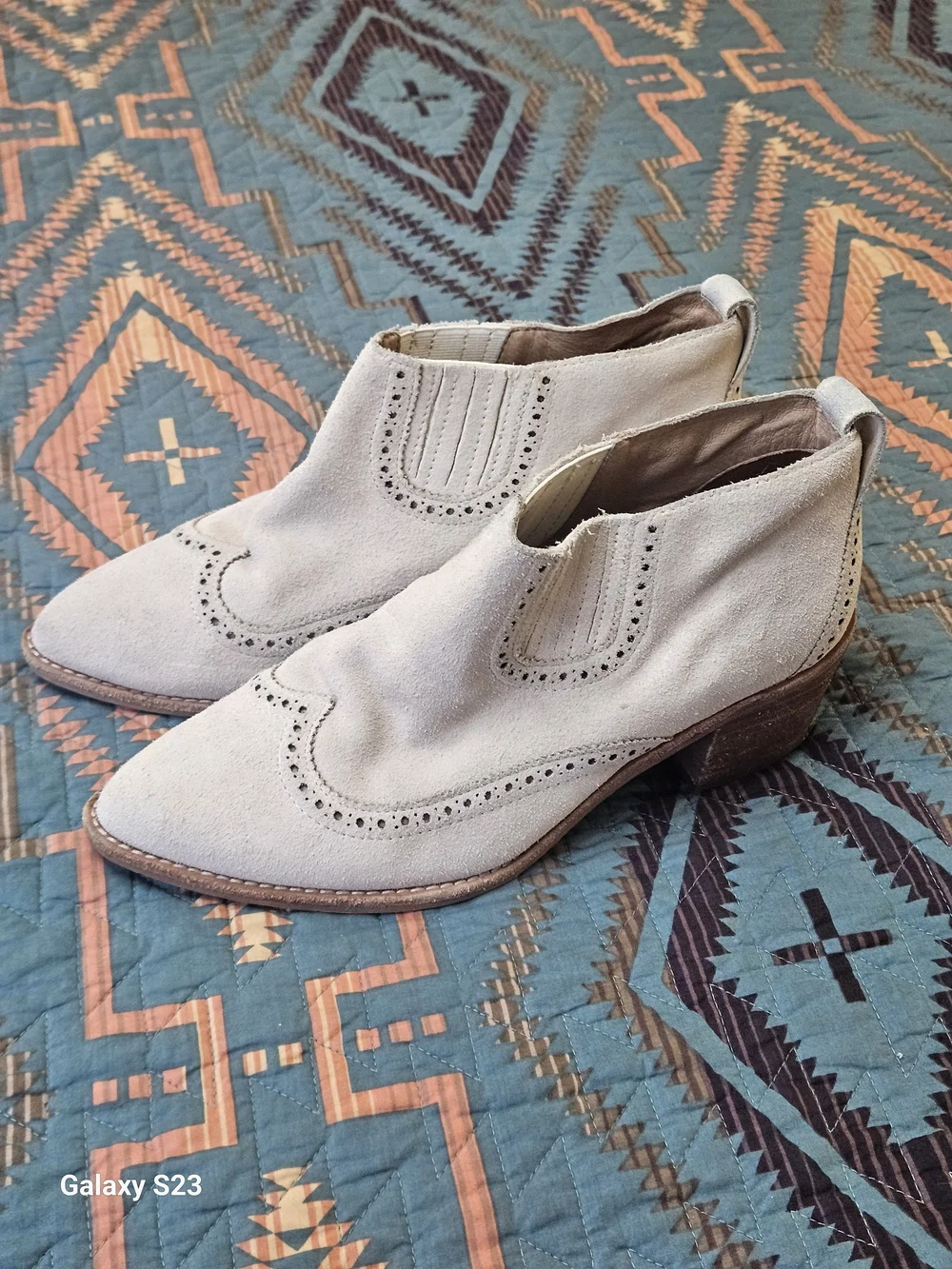 Madewell Greyson Brogue Chelsea Ankle Booties